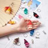 DIY Keychain Set with Tassel Pendant and Clasps