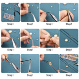 Jewelry Making Kit Lobster Clasp Open Jump Rings End Crimps Beads Box Set