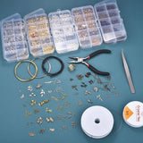 Jewelry Making Kit Lobster Clasp Jump Rings Beads Box Set