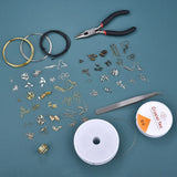 Jewelry Making Kit Lobster Clasp Open Jump Rings End Crimps Beads Box Set