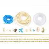 Ocean Theme Jewelry Making Kit with Charms Beads Chains