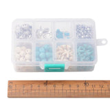 Ocean Theme Jewelry Making Kit with Turquoise Beads & Alloy Pendants