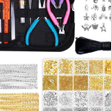 Jewelry Making Kit Earrings Necklace Bracelet Pliers Beading Tool