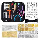 Jewelry Making Kit Earrings Necklace Bracelet Pliers Beading Tool