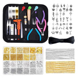 Jewelry Making Kit Earrings Necklace Bracelet Pliers Beading Tool