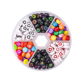 DIY Jewelry Making Kit Set 6mm Letter Beads Square Mixed Alphabet Beads