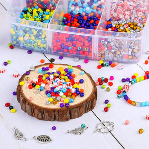 Spacer Beads for Jewelry Making Kit with Organizer Accessories