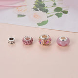 European Bracelets Making Kit with Beads and Flowers