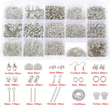 Jewelry Making Kit Charms Hooks Rings Thread Forceps Lobster Clasp Alloy Set