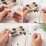 DIY Jewelry Making Kit with Wood and Acrylic Beads, Cross Thread