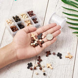 DIY Jewelry Making Kit with Wood and Acrylic Beads, Cross Thread