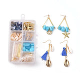 DIY Jewelry Making Kit with Pearlized Glass Beads