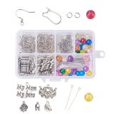 DIY Jewelry Making Kit with Pearlized Glass Beads