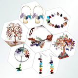DIY Jewelry Making Kit with Stone Beads & Findings