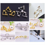 DIY Earring Set with Clip-on Earrings Findings