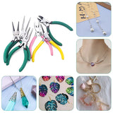 Jewelry Making Pliers Set - Round, Needle, Bent, Chain Nose Pliers for Crafts