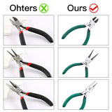 Jewelry Making Pliers Set - Round, Needle, Bent, Chain Nose Pliers for Crafts
