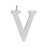 Large 26 Letters A-Z Jewelry Pendant Metal Letter V Charms