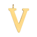 Large 26 Letters A-Z Jewelry Pendant Metal Letter V Charms