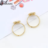 14K Plated Ring Settings for DIY Women Ring Making