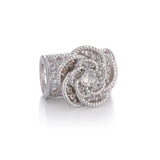 Copper Micro Pave Zircon CZ Spacers Curved Tube Beads DIY Jewelry