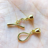 Copper Zirconia Rhinestone Findings for DIY Necklace