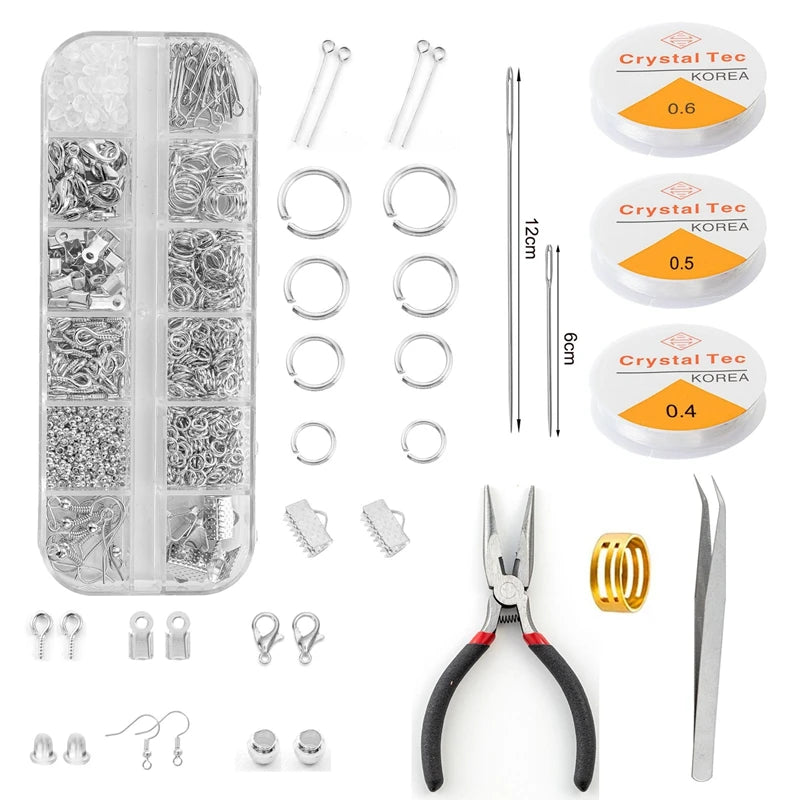 Jewelry Making Supplies, Jewelry Repair Kit with Tools and Findings