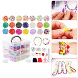 DIY Jewelry Making Supplies Kit with Letter Beads and Accessories