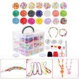 DIY Jewelry Making Supplies Kit with Letter Beads and Accessories
