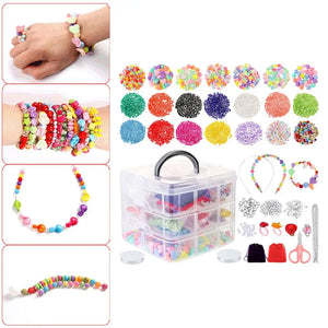 DIY Jewelry Making Supplies Kit with Letter Beads and Accessories