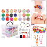 DIY Jewelry Making Supplies Kit with Letter Beads and Accessories