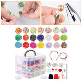 DIY Jewelry Making Supplies Kit with Letter Beads and Accessories