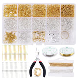 Jewelry Making Supplies Kit with Tools Earring Hooks Necklace Chains