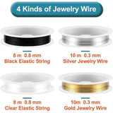 Jewelry Making Supplies Kit with Tools Wires for Repair Beading DIY