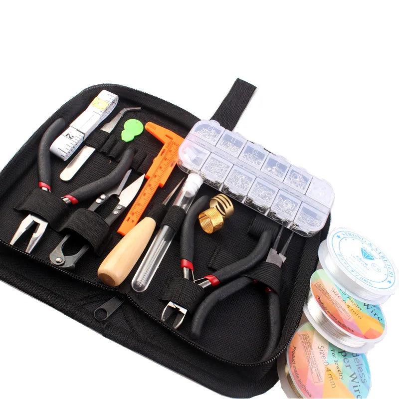 Jewelry Making Supplies Kit with Jewelry Wire and Findings HK257
