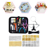 DIY Jewelry Making Kit with Charms, Wires, Findings - Repair Accessories
