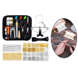 DIY Jewelry Making Kit with Charms, Wires, Findings - Repair Accessories