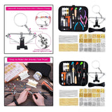 DIY Jewelry Making Kit with Charms, Wires, Findings - Repair Accessories
