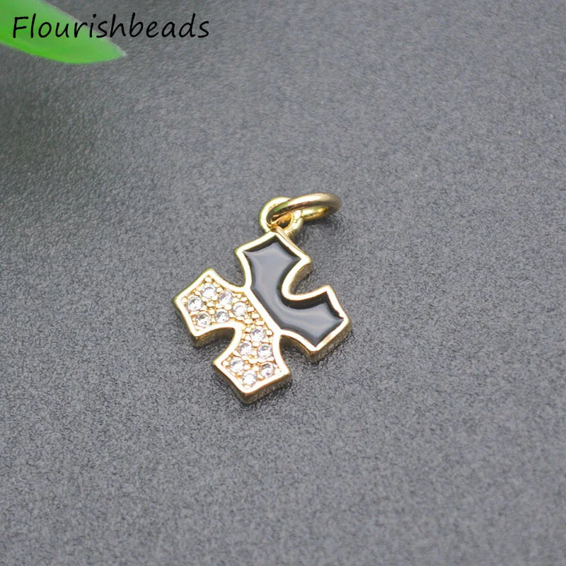 Nickel Plated Metal Bracelet Charms 20pcs