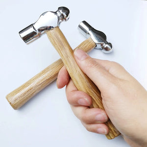 Mini Hammer 6 Inch Ball Peen Hammers Chasing Hammer 2Pcs