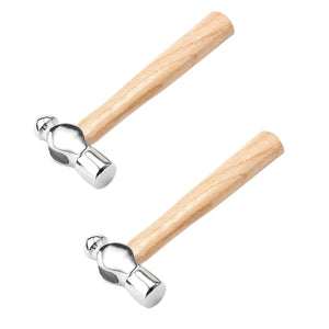 6 Inch Ball Peen Hammers Chasing Hammer For Leather Craft 2Pcs