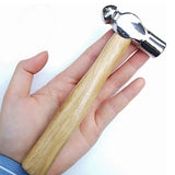 6 Inch Mini Ball Peen and Chasing Hammer Set for Jewelry Making 2Pcs