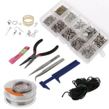 Jewelry Making Supplies Kit Beading Wire Pliers for Bracelet Necklace Earrings