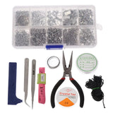 Jewelry Making Supplies Kit Beading Wire Pliers for Bracelet Necklace Earrings