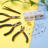 Jewelry Making Tool Kit Pliers Jump Rings Tweezers Scissors Eye Pins Findings