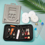 Jewelry Making Tool Kit Pliers Jump Rings Tweezers Scissors Eye Pins Findings