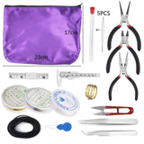 Jewelry Making Tool Kit Pliers Set Scissors Round Nose Plier Wire Cutter