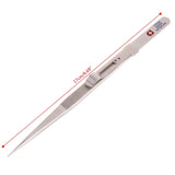 Adjustable Concave Groove Diamond Tweezers Stainless Steel Craft Tools