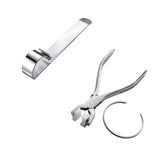 Stainless Steel Jewelry Making Bend Plier Curved Mold Cuff Bracelet Tool
