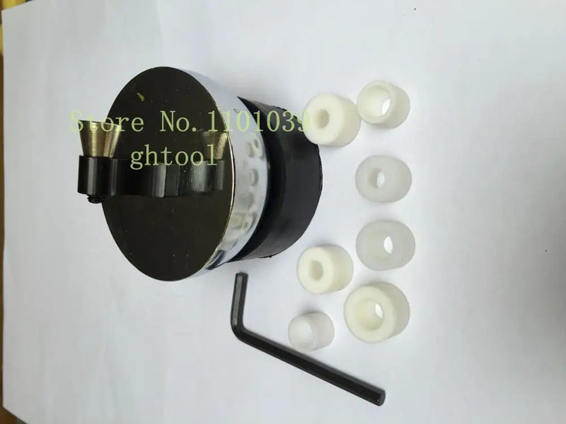Stainless Steel Ring Holder with Engraver Block & Sleeves